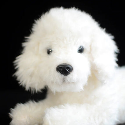 Plush Simulation White Teddy Dog Doll
