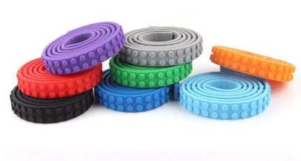 Silicone Building Brick Strips for Toy Construction