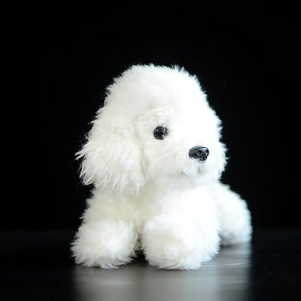 Plush Simulation White Teddy Dog Doll
