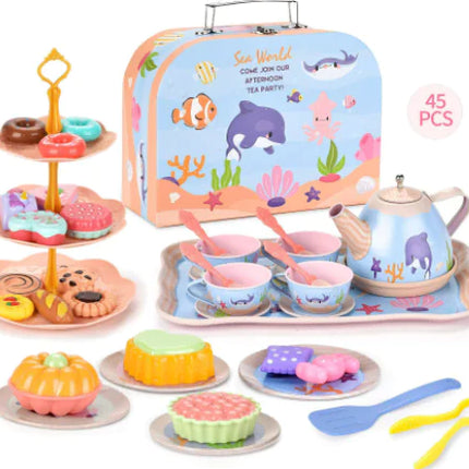 Girls Play House Simulation Dessert & Tea Toy Set