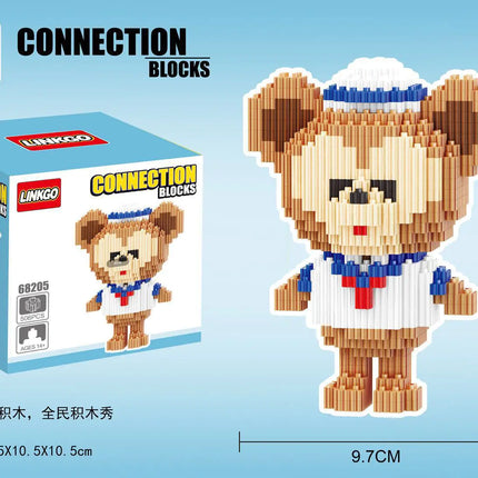 Connecting Brick Cartoon Model Building Toy Gift