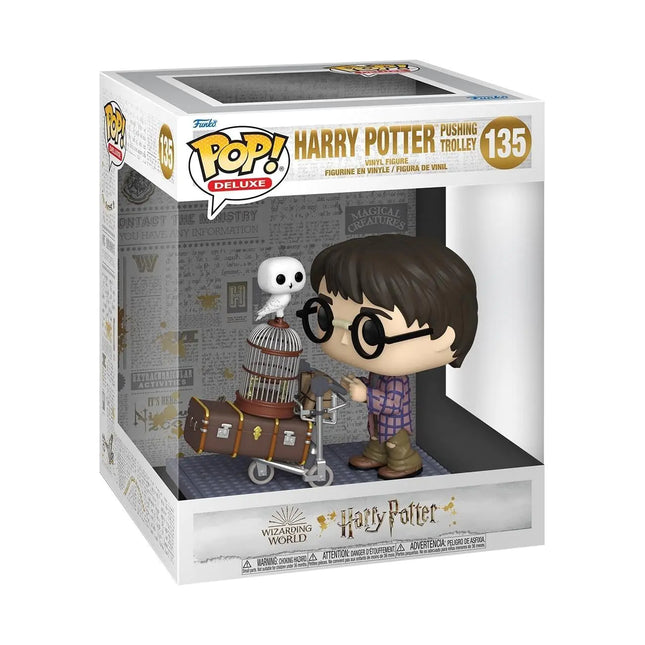 Funko POP Deluxe: Harry Potter 20th Anniversary - Harry Pushing Trolley Multicolor (57360)