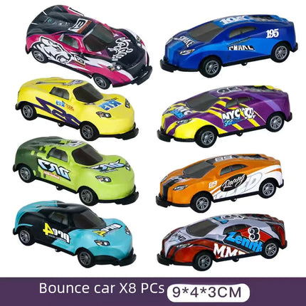 Alloy Bouncing Car Model - Mini Racing Toy