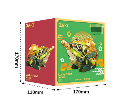 Building Blocks Ornament Doll for Blessings and Wealth