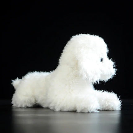 Plush Simulation White Teddy Dog Doll