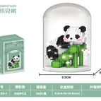 W1120-1 Fubao climbing bamboo ladder 492PCS with cover lighting version