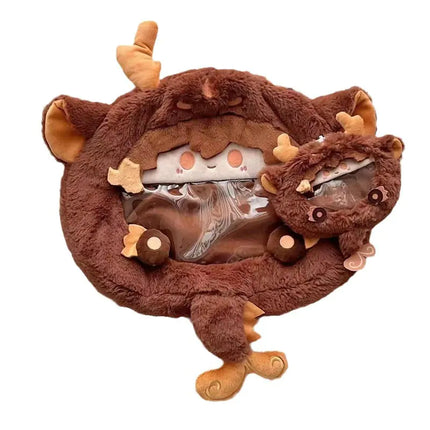 Genshin Impact Plush Doll and Shoulder Bag Set