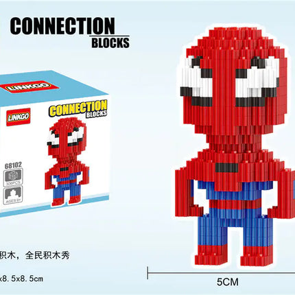 Connecting Brick Cartoon Model Building Toy Gift