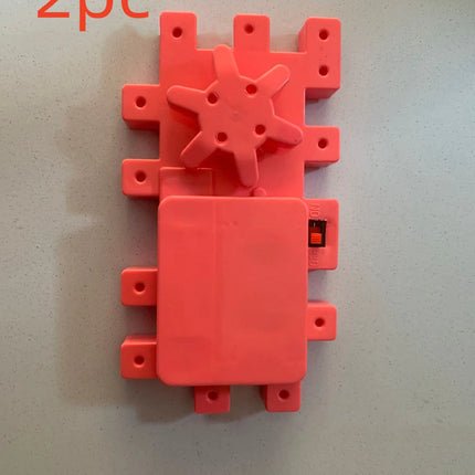 Children's Electric Gear Revolving Building Blocks Toy