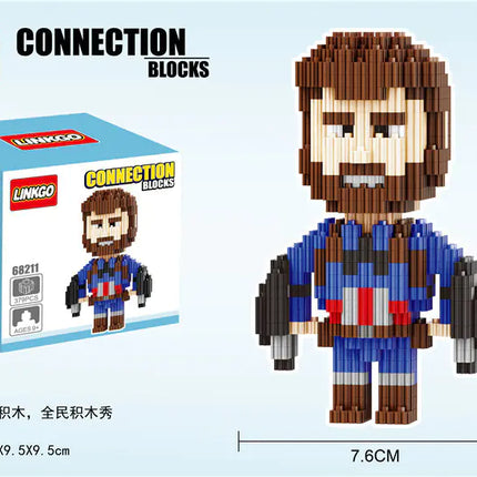 Connecting Brick Cartoon Model Building Toy Gift