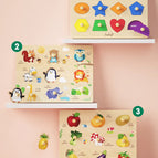 3 combinations: 12 shapes + animal A + fruit and vegetable A (buy 3 get 5, the suit is more cost-effective)